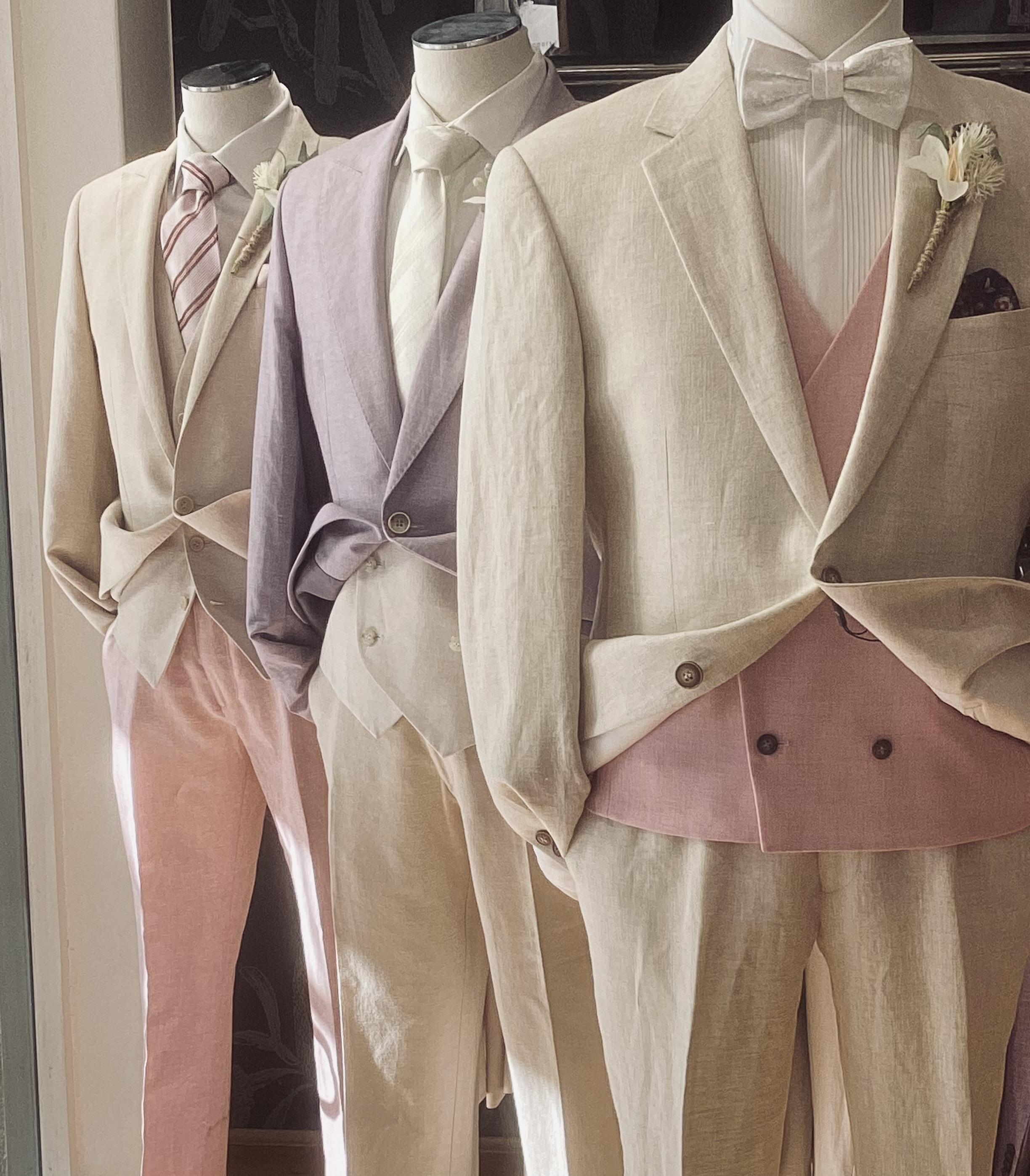 Different shades of pale.